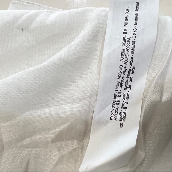 New ZARA  BELTED‎ white mini faux wrap adjustable strap going out party dress M - Picture 12 of 13